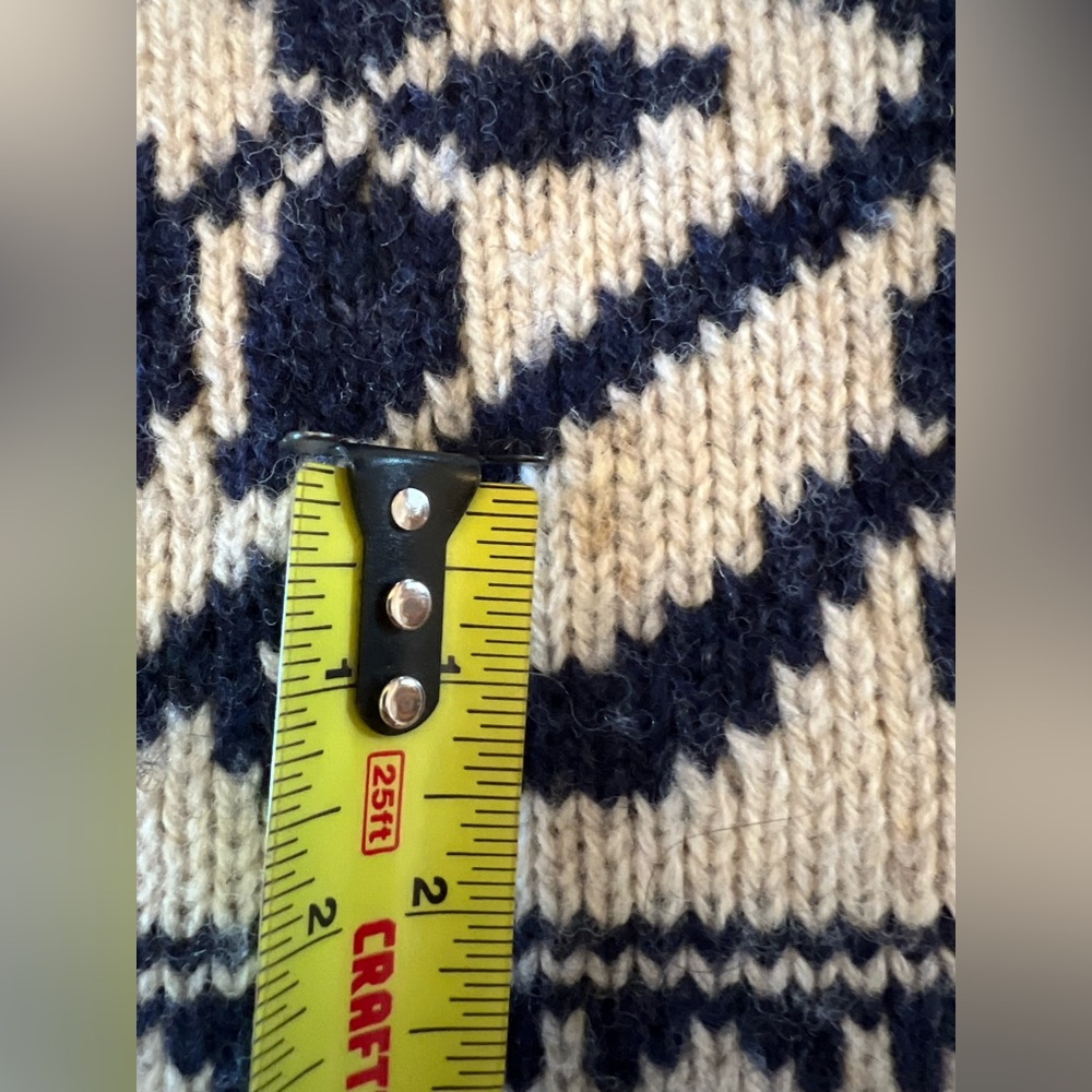 Vintage Woolrich Ski Sweater Thick Knit Nordic Wool - Picture 6 of 8